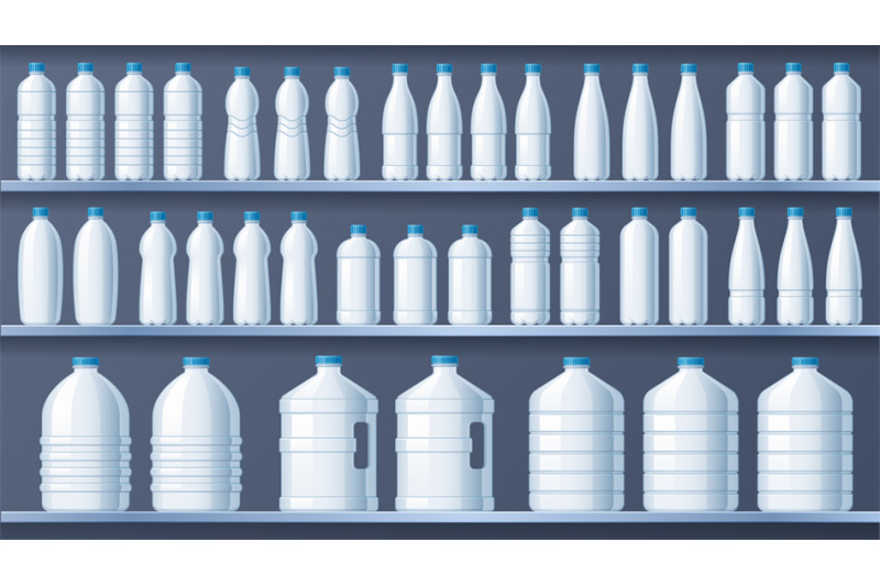 plastic-bottles-on-shelves-bottled-distilled-water-shelf-liquid-drin