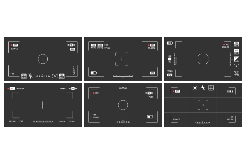 video-camera-viewfinders-recording-view-frame-cinema-rec-viewing-scr