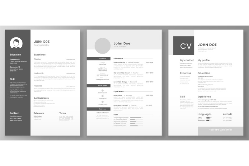 resume-template-cv-professional-or-designer-jobs-resumes-work-in-bes