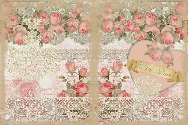 Download Printable Journal Kit Shabby Chic and Grunge With free ...