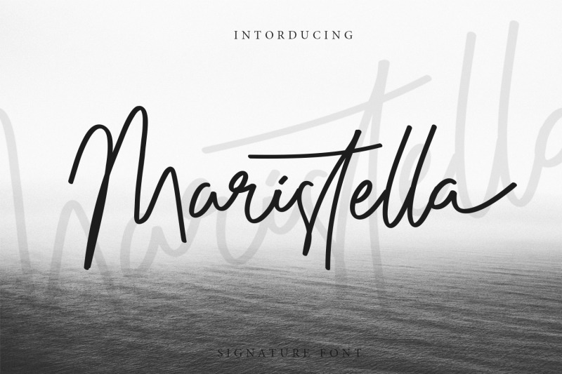maristella-signature-font