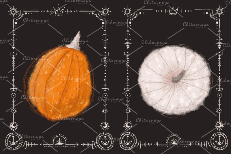 autumn-pumpkin-set