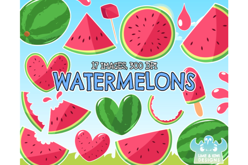 watermelons-clipart-lime-and-kiwi-designs