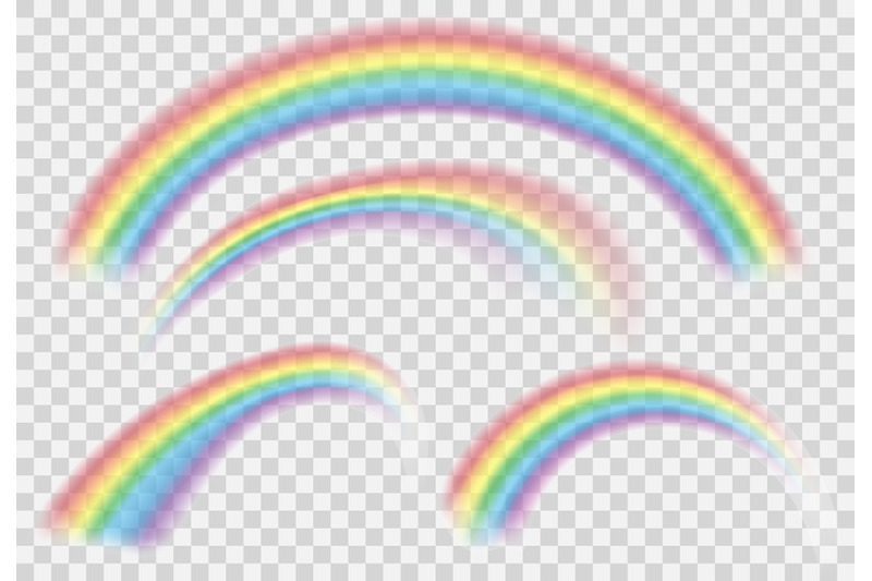 shine-rainbow-set-vector-rainbows-isolated-on-transparent-background