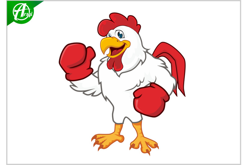 boxing-chicken-mascot