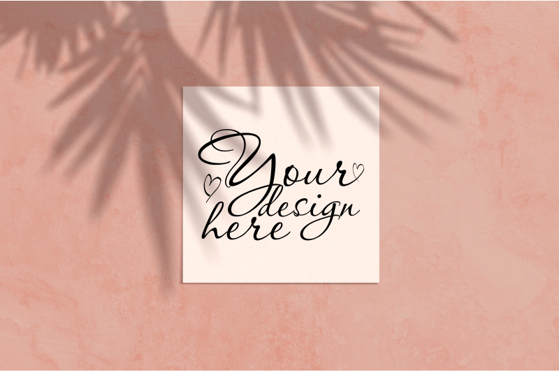 square-modern-mockup-with-palm-shadows-on-coral-background