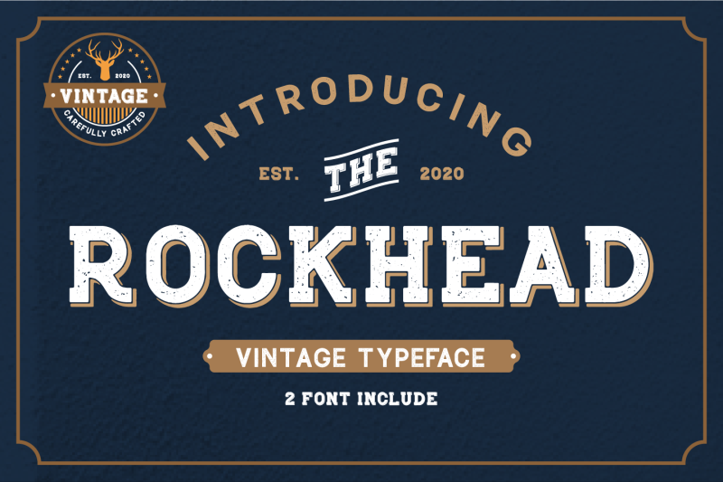 rockhead-vintage-font