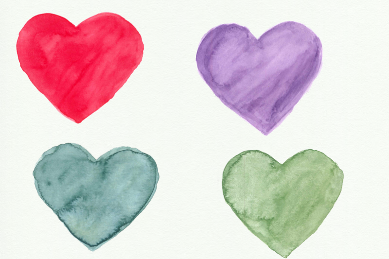 16-hand-painted-watercolor-hearts-watercolor-love-hearts