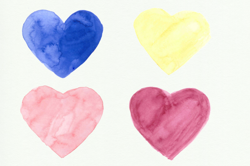 16-hand-painted-watercolor-hearts-watercolor-love-hearts