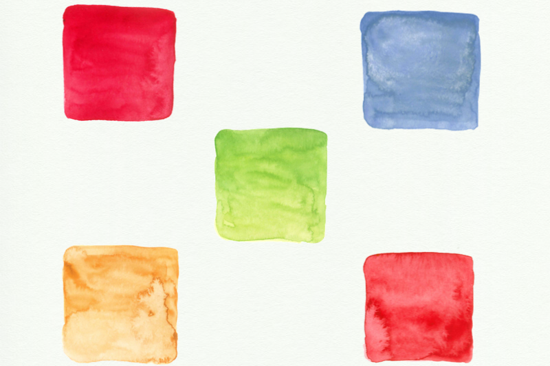 20-hand-painted-watercolor-squares-watercolor-colorful-squares
