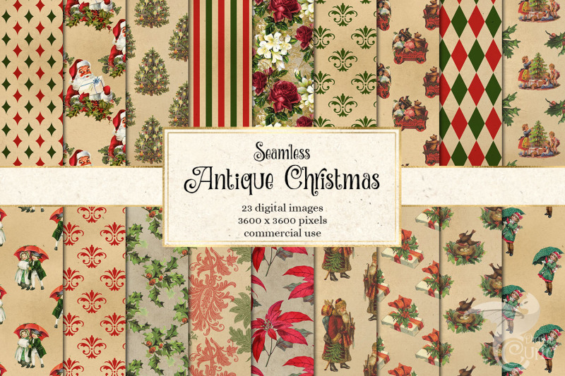 antique-christmas-digital-paper