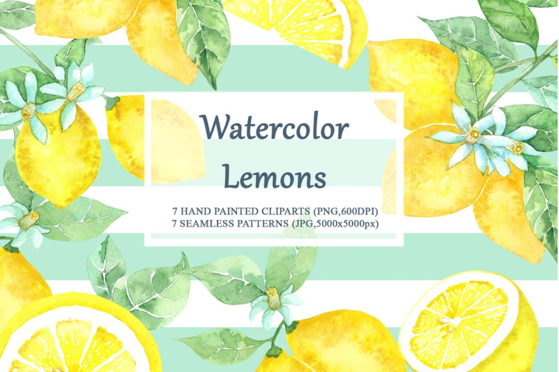watercolor-lemons