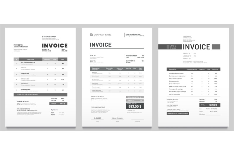 invoices-templates-price-receipt-payment-agreement-and-invoice-bill