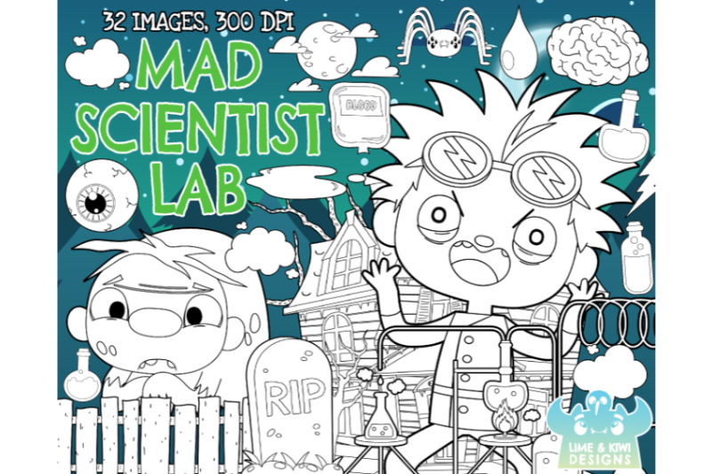 mad-scientist-lab-halloween-stamps-lime-and-kiwi-designs