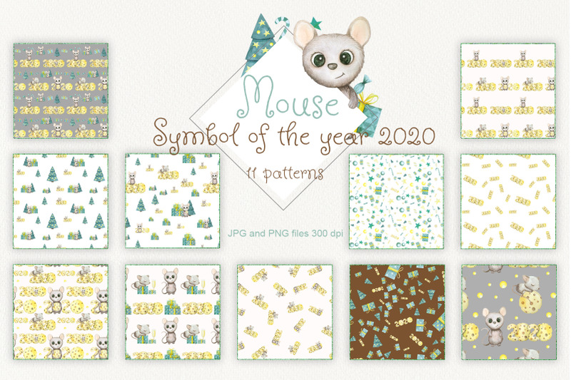 watercolor-patterns-symbol-of-the-new-year-2020-cute-mouse