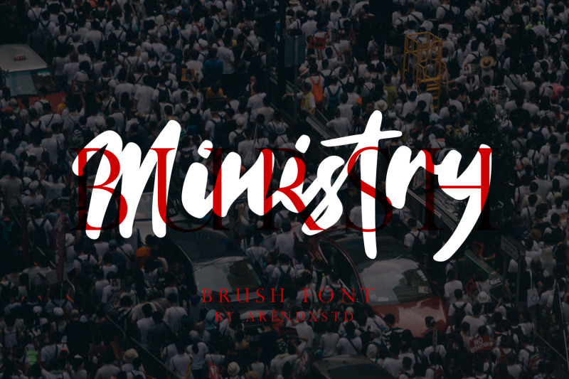 ministry-brush-font
