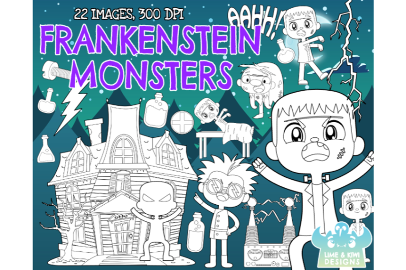 frankenstein-039-s-monster-digital-stamps-lime-and-kiwi-designs