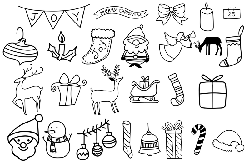 hand-drawn-christmas-doodles