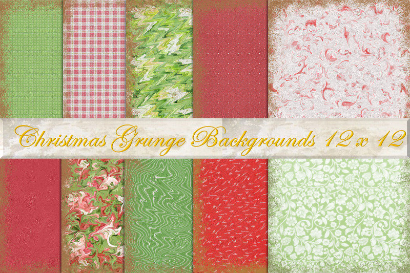 christmas-grunge-scrapbook-backgrounds-pack-of-10-12-x-12-inches