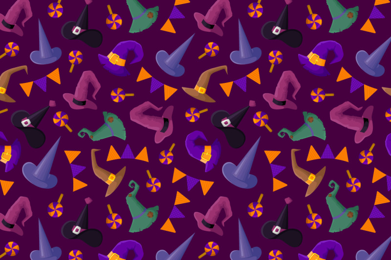 cute-witches-hats-vector-set