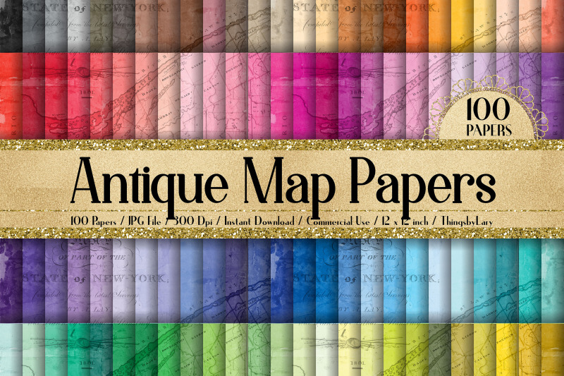 100-vintage-maps-ads-ephemera-old-texture-digital-papers
