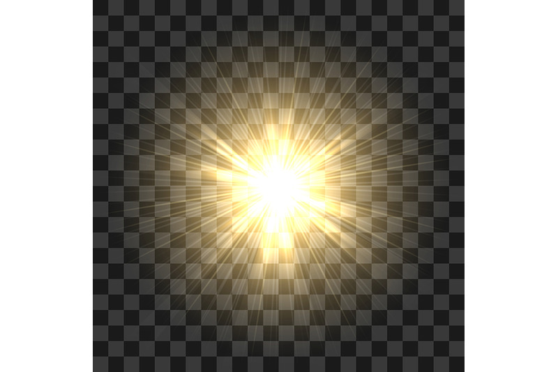 realistic-sun-rays-glow-abstract-sunshine-light-effects-on-transparen