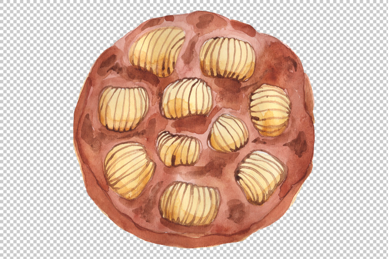 bakery-products-watercolor-png