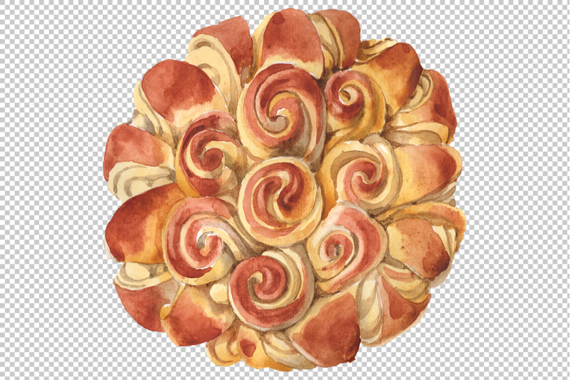 bakery-products-watercolor-png