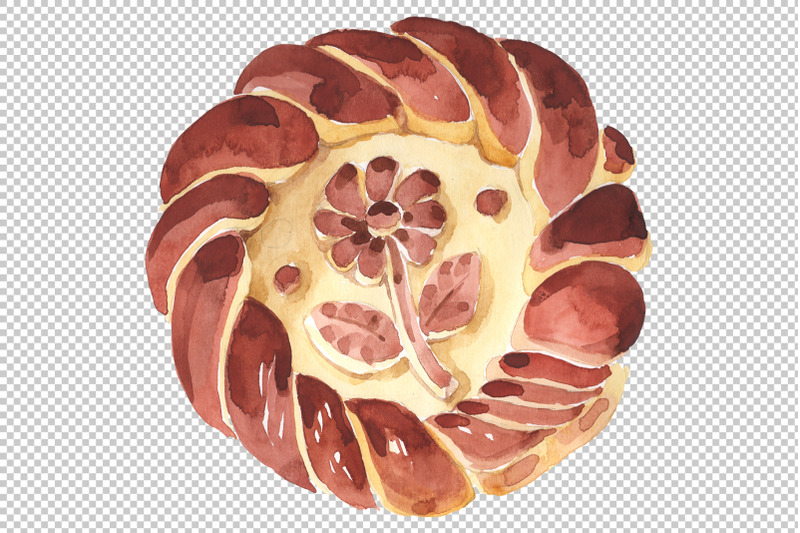 bakery-products-watercolor-png