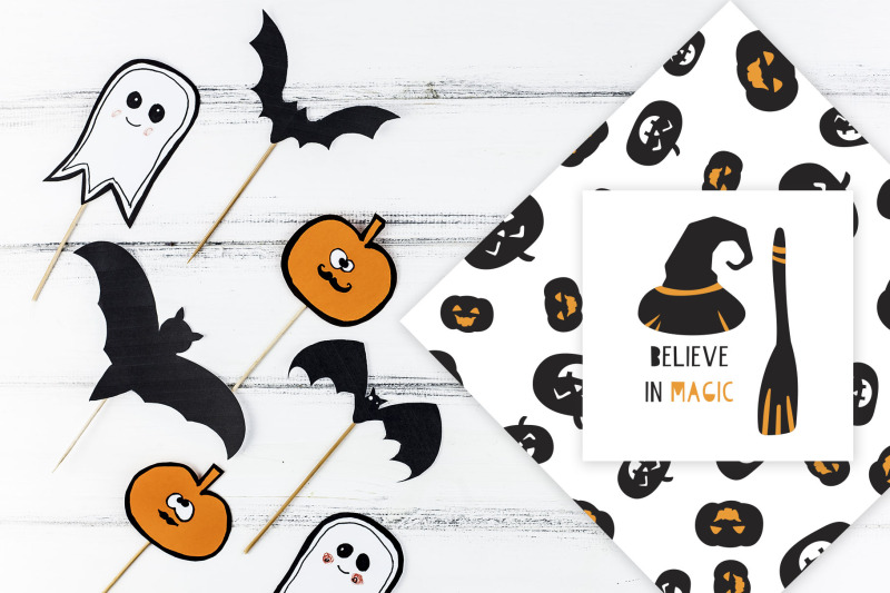 kids-halloween-font-and-graphics-set