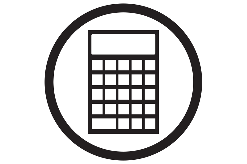 device-calculator-icon-black-white