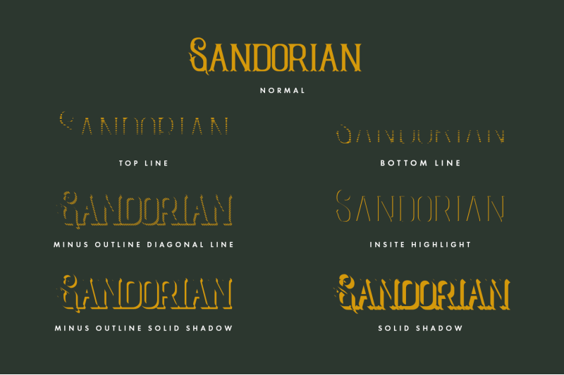 sandorian-multi-layered-fonts