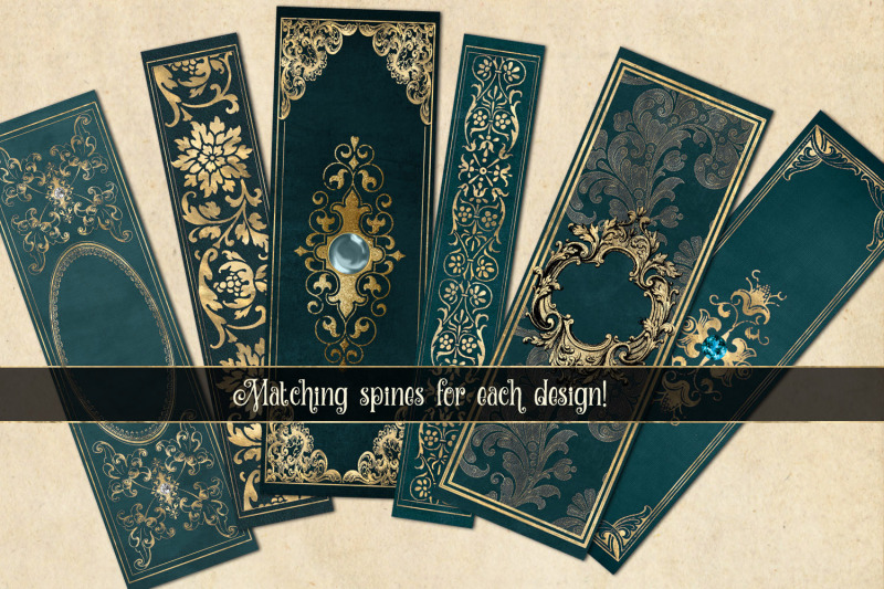 gilded-teal-book-covers