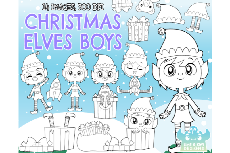 christmas-elves-boys-digital-stamps-lime-and-kiwi-designs