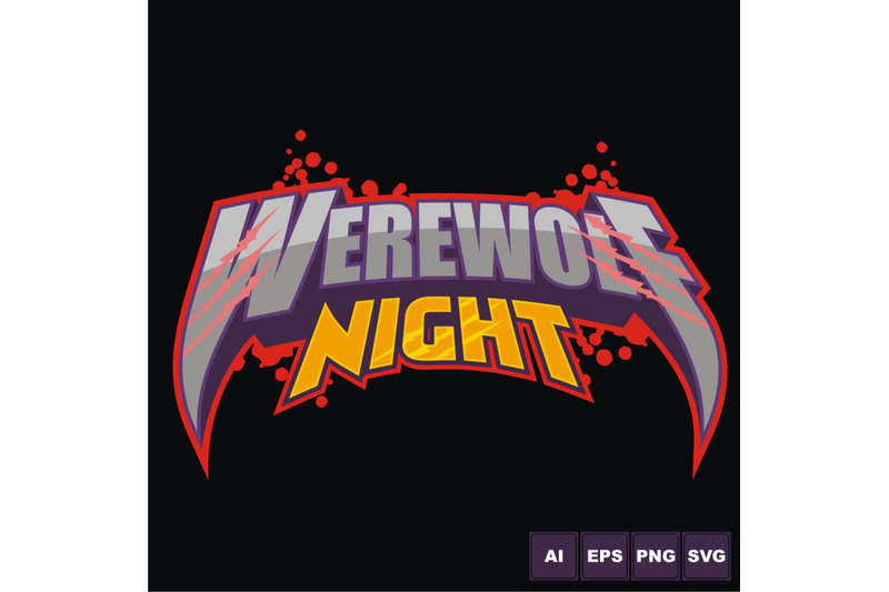 werewolf-night-logo-design