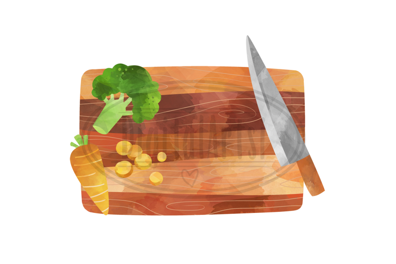 Watercolor Meal Prep Clipart By Digitalartsi TheHungryJPEG