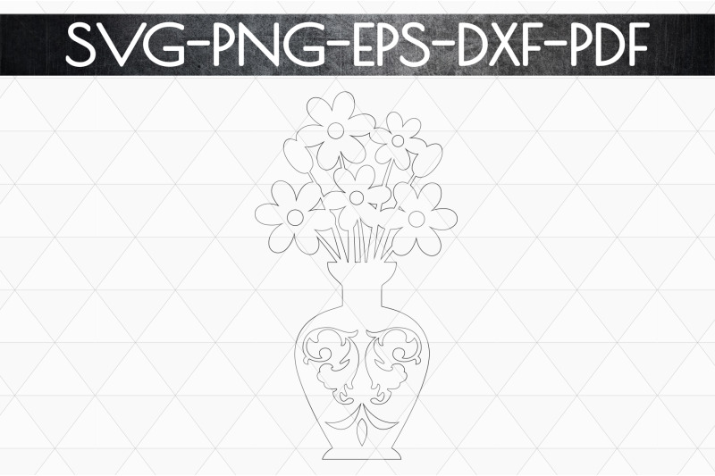 flowers-in-vase-1-papercut-template-spring-decor-svg-pdf