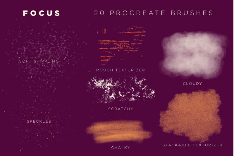 focus-procreate-brushes