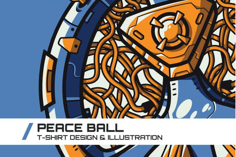 peace-ball-t-shirt-illustration
