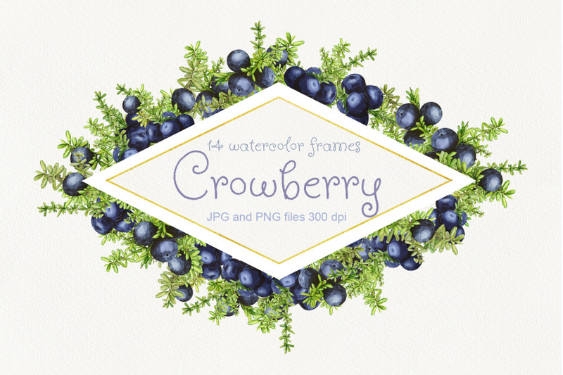 14-frames-with-watercolor-crowberry