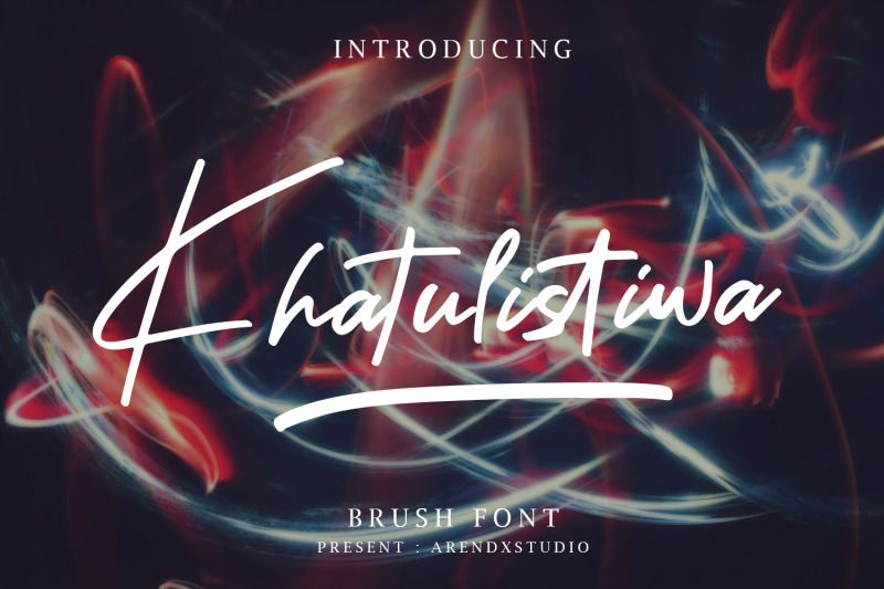 khatulistiwa-brush-script-font