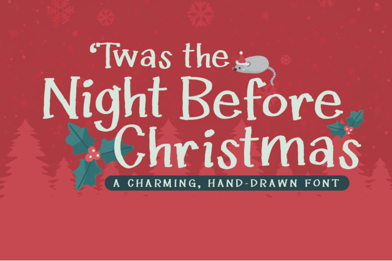 twas-the-night-before-christmas-font