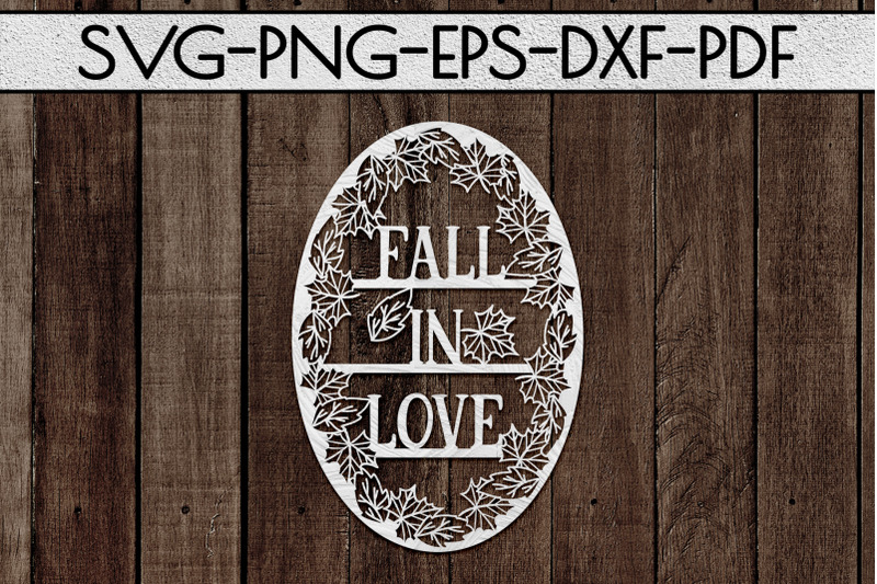 fall-in-love-papercut-template-fall-decor-leaves-svg-pdf