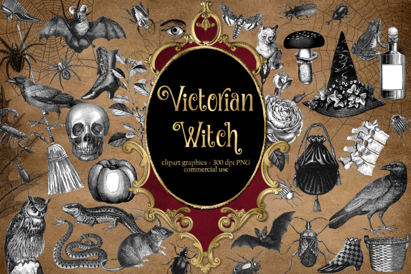 victorian-witch-clipart