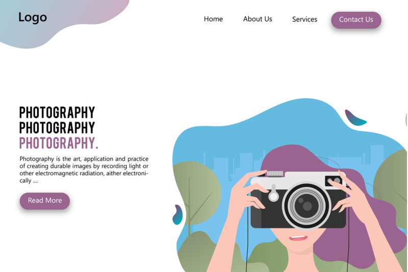 female-photography-landing-page