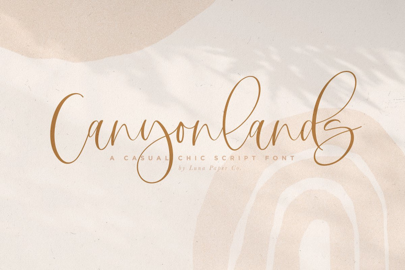 canyonlands-script-font