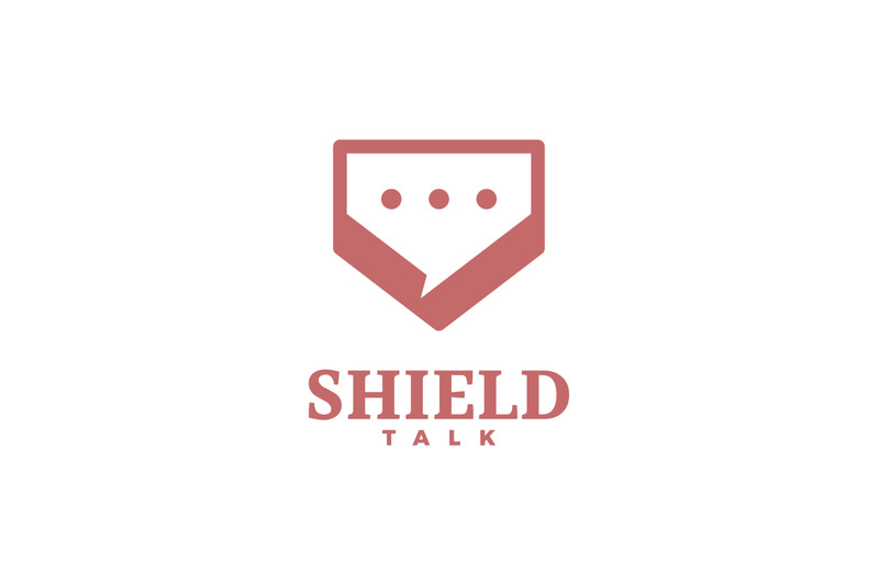 chat-shield-logo-template
