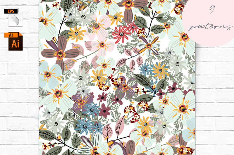 rustic-vector-seamless-patterns