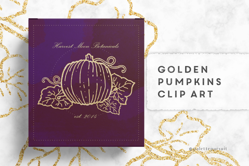 golden-pumpkins-clip-art-autumn-halloween-clipart
