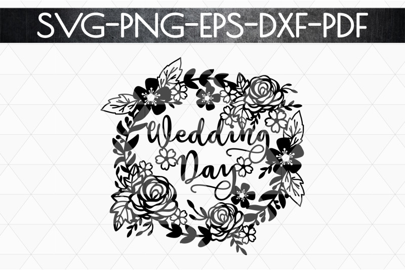 Download Wedding Day Papercut Template, Marriage Decor SVG, PDF ...